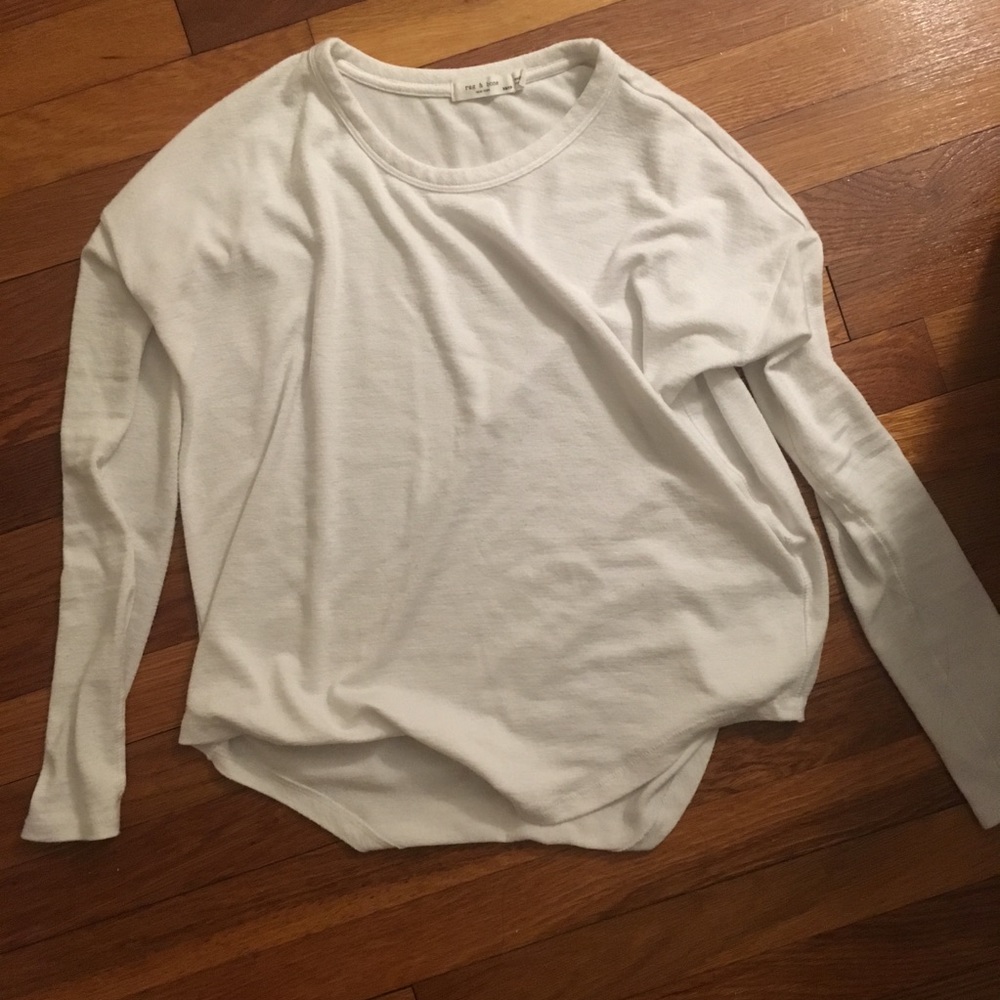 NEVER WORN rag & bone sweater white